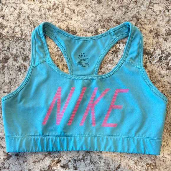 Nike Other - Nike Women's Aqua and Pink Sports Bra